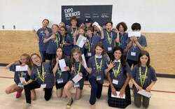 Winners in all categories at the 2025 Expo-Science Outaouais regional finals for elementary school students that took place on May 16. Photo: Sophie Demers