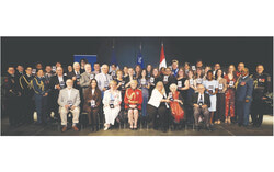 All the winners of the medals in attendance from the Outaouais region on Saturday, May 23. Photo: Courtesy