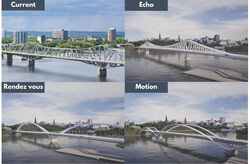 The National Capital Commission wants the public’s input on the three concept designs proposed for the replacement of the Alexandra Bridge. Photo: National Capital Commission Website